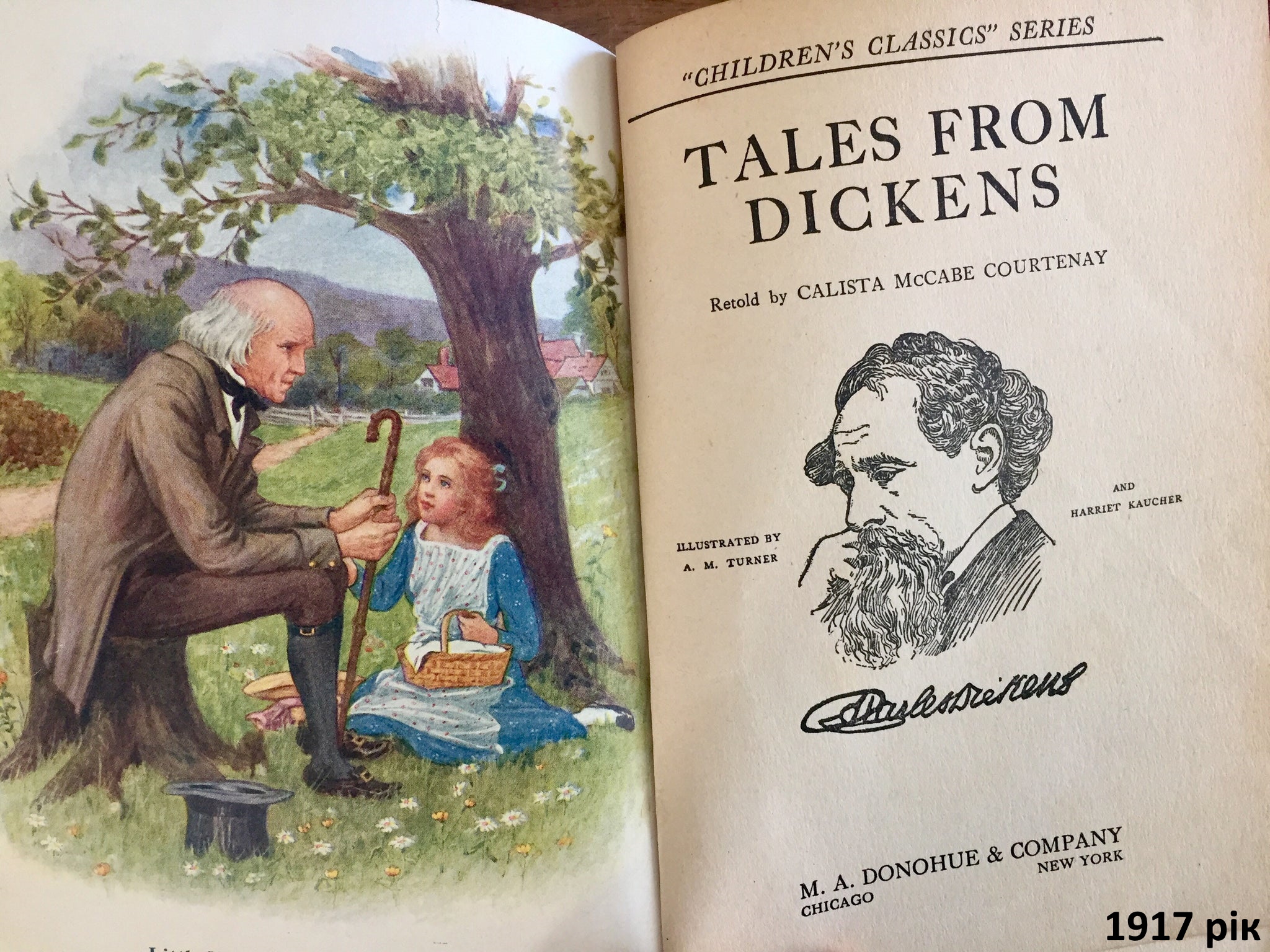 Перекази оповідань Дікенса з акцентом на дітей, Calista McCabe Courtenay (1868-1936)